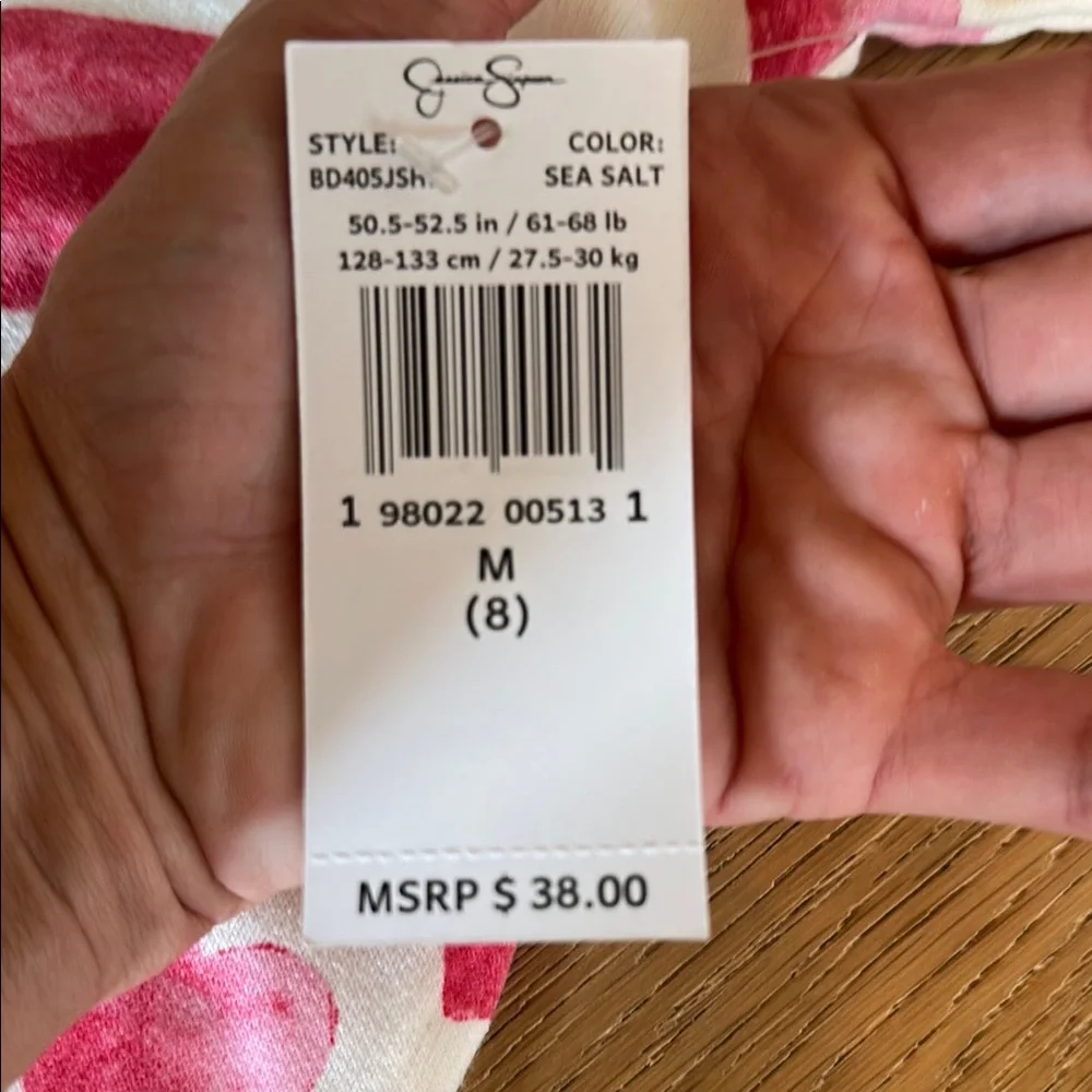 Jessica Simpson Heart Print Kids Sweatsuit - Elastic top & bottom - Picture 4 of 5